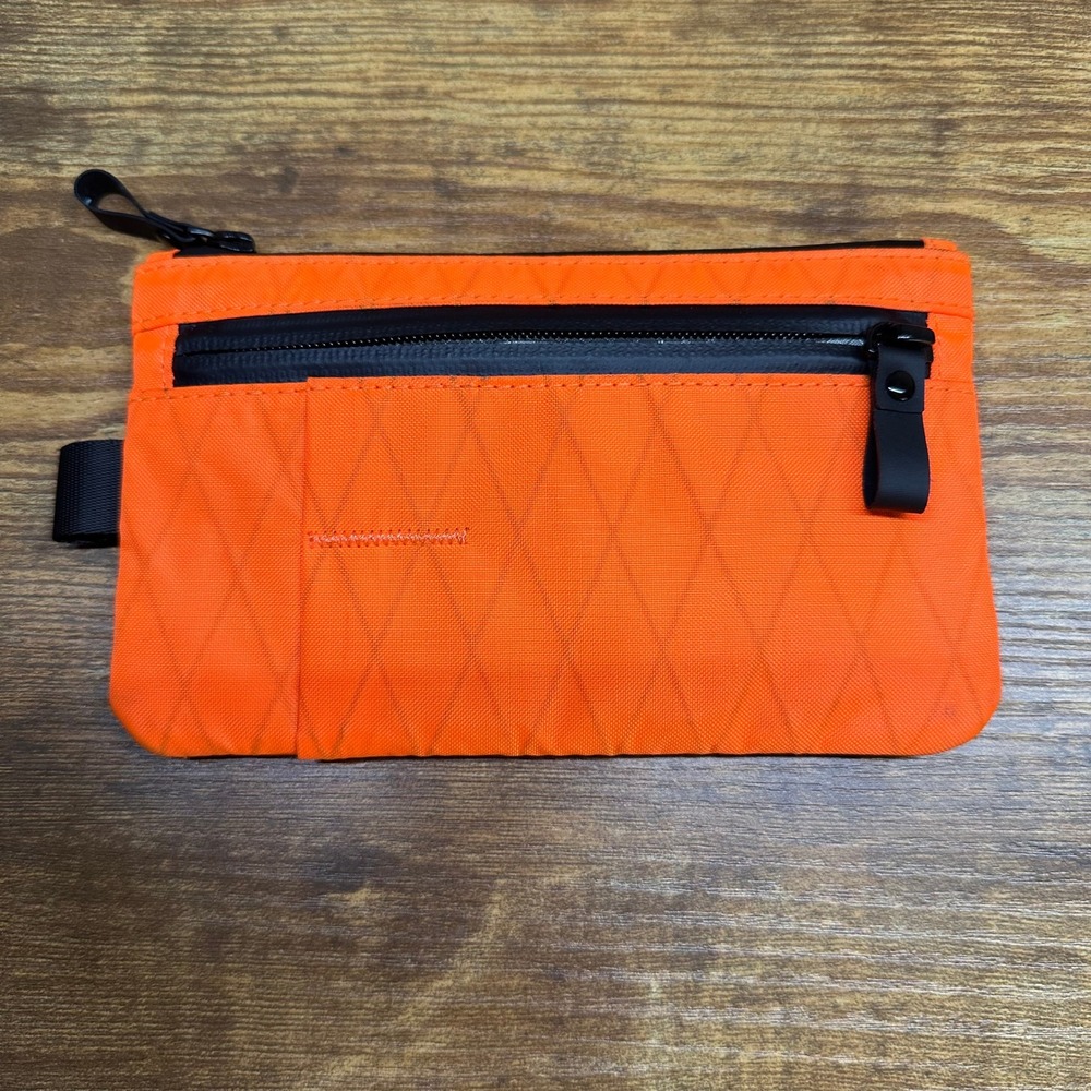Alpaka Zip Clutch Hot Orange X-Pac VX25 Weatherproof Pouch AE001040704 EDC